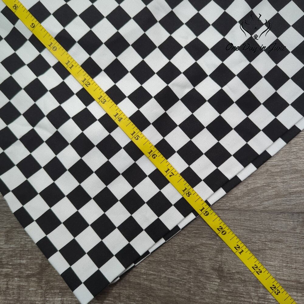 Karl Lagerfeld Checkered Mini Skirt Size S - Picture 4 of 5